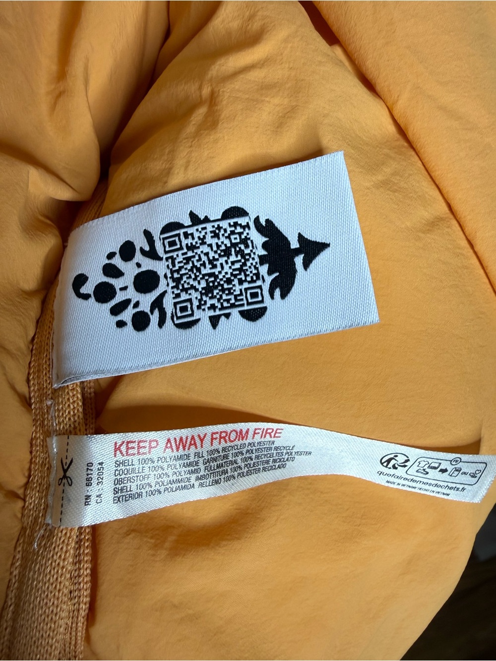 Free People Movement Packable Lightweight Pippa Puffer Jacket NWT Small Orange - Picture 8 of 13